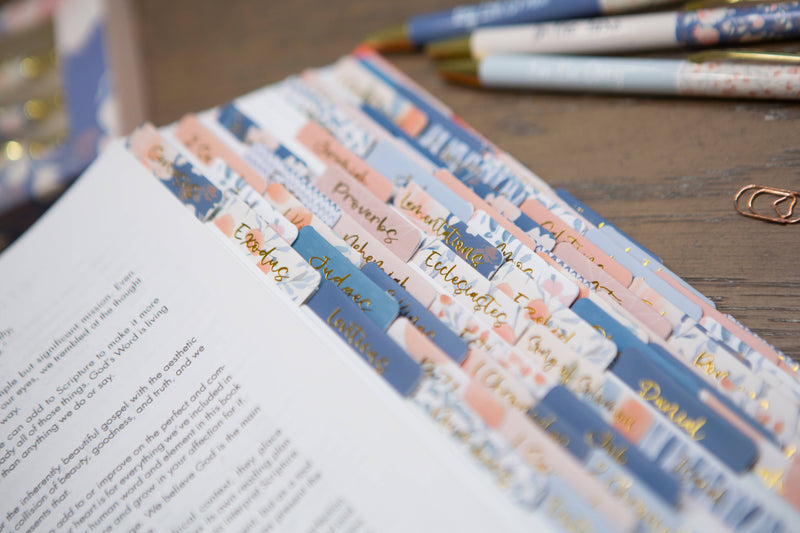 Tabs For Your Bible | Pretty Bible Book Tabs