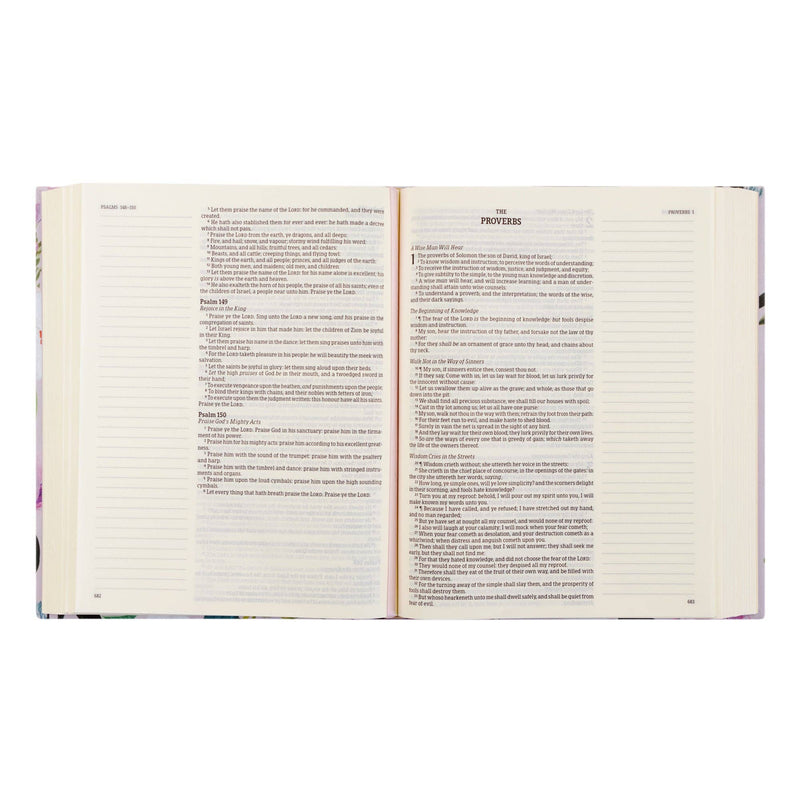 KJV Large Print Notetaking Bible : Charlotte Theme