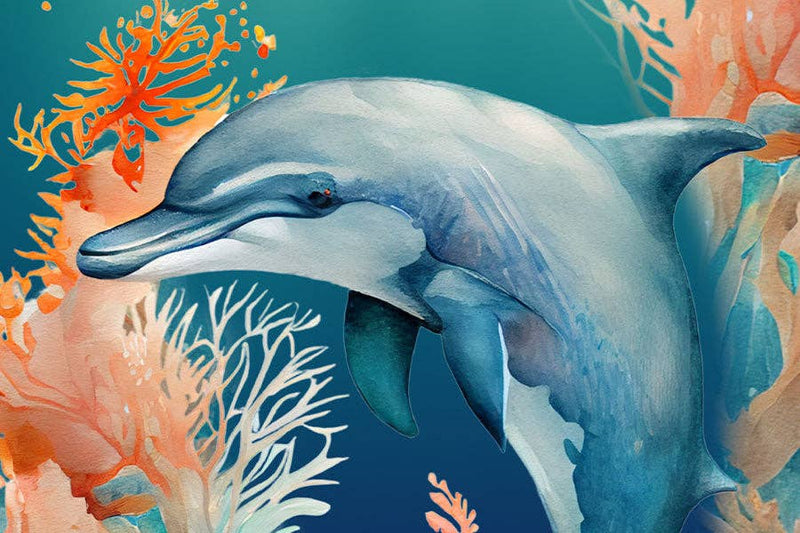 Dolphin - Marine Life ocean nautical souvenir gift puzzle