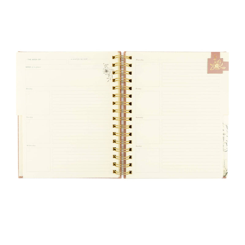 12-Month Undated Planner: Sonora Design, Spiral