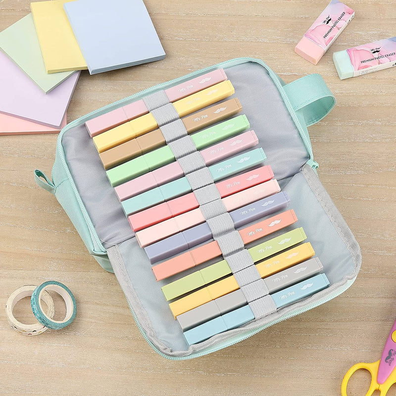 Mr. Pen- Aesthetic Highlighters, 20 pcs, Chisel Tip