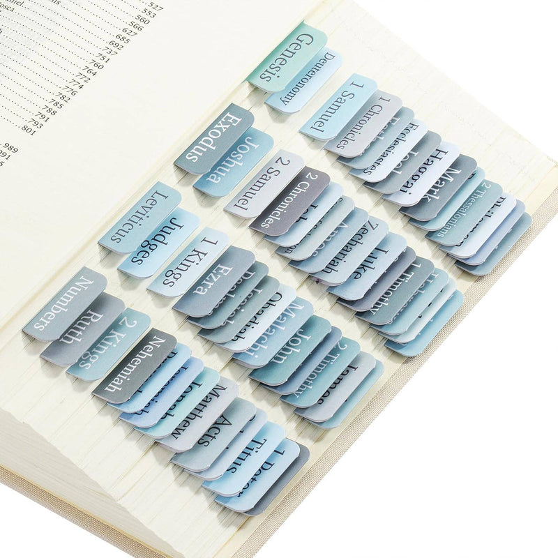 Bible Tabs, 75 Laminated Tabs for Women and Men