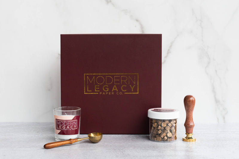 Peony Flower Wax Seal Stamp Kit