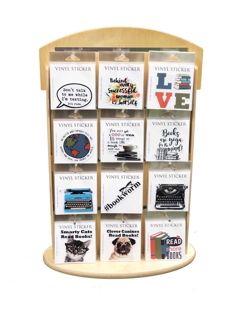 Drink Coffee. Read Books. Be Happy. Vinyl Sticker