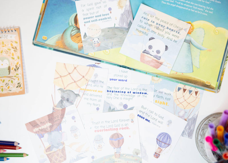 Things Above Kids Verse Cards