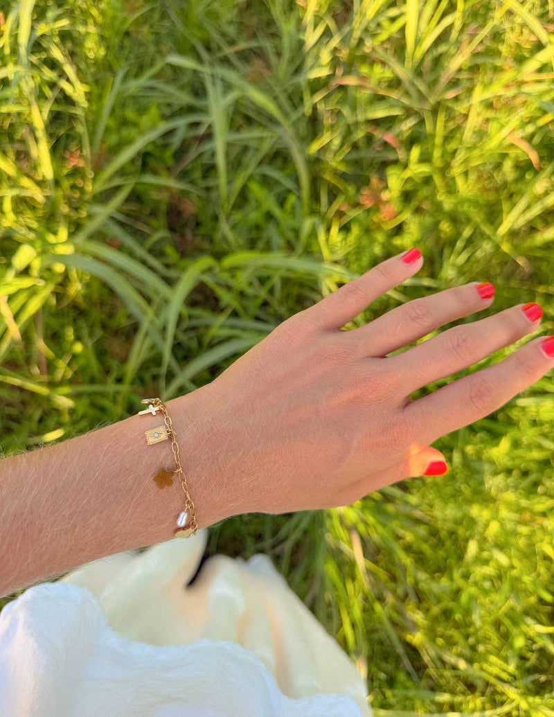 Transformation Charm Paperclip Chain Bracelet