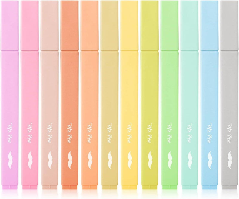 Highlighters 12 Pack Macaron