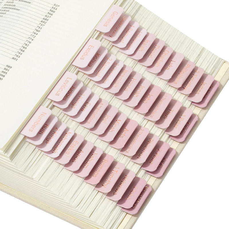 Bible Tabs, 75 Laminated Tabs for Women and Men