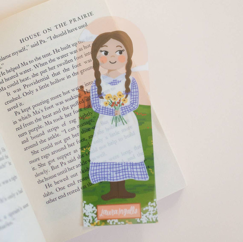 Little House on the Prairie Laura Ingalls Acetate Bookmark