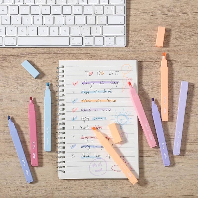 Mr. Pen Aesthetic Highlighters, 8 pcs