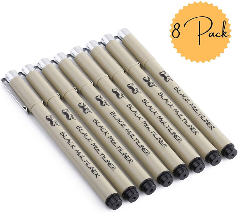 Mr. Pen- Drawing Pens, Black Multiliner