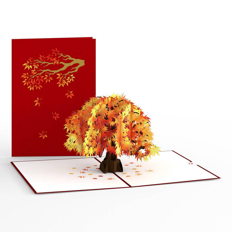 Sugar Maple Tree 5''x7'' Card, Fall, Fall Deco
