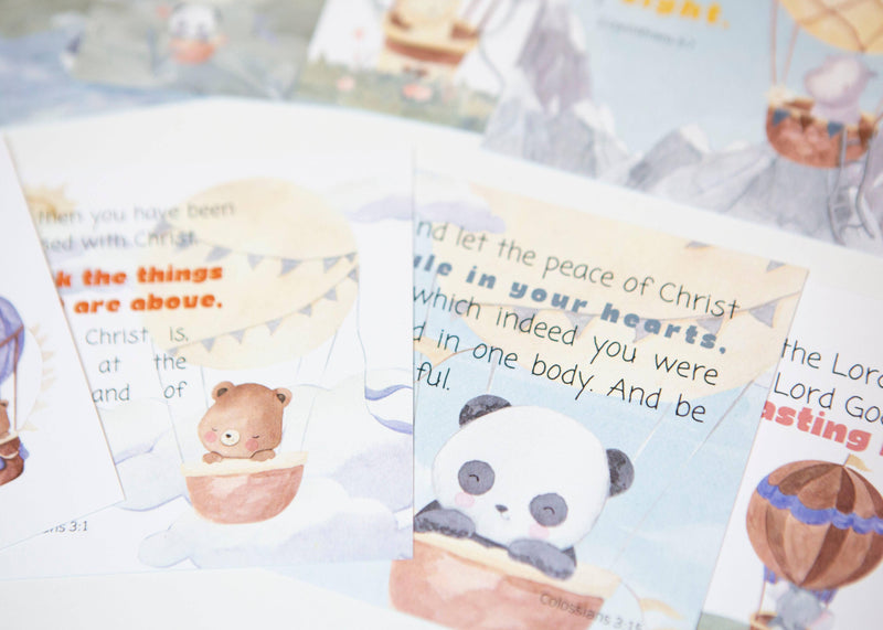 Things Above Kids Verse Cards
