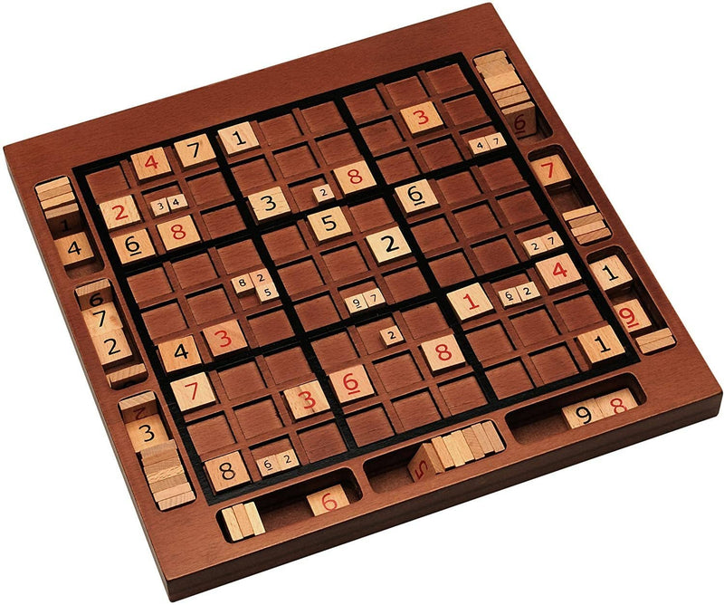Wooden Sudoku Board in Walnut Stain - 11.5 in.