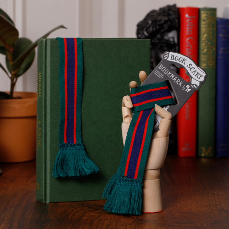 Book Scarf Bookmark, Classic Colours