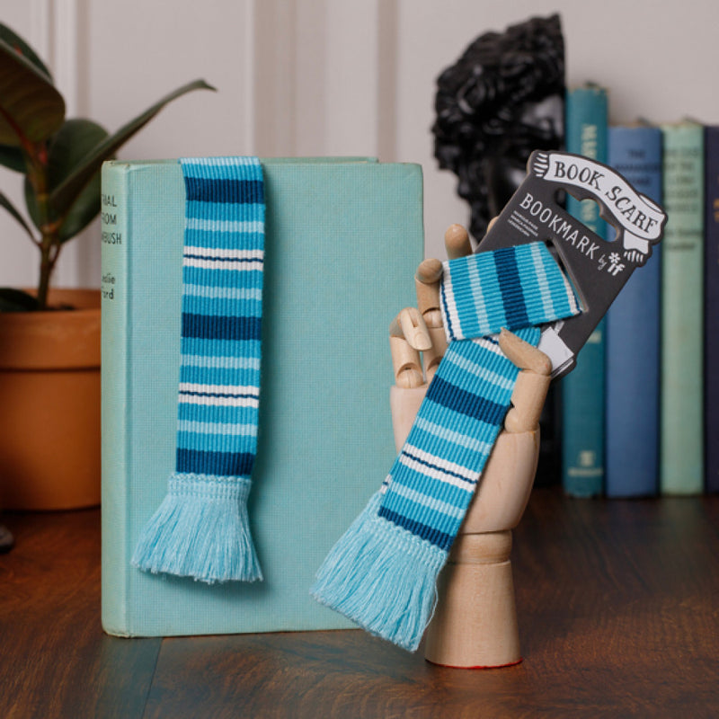 Book Scarf Bookmark, All the Blues